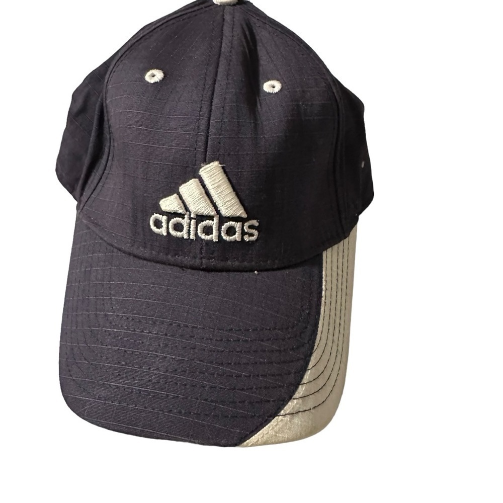 Adidas blue and white adjustable hat